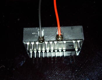 DS12887A with wires for new battery
